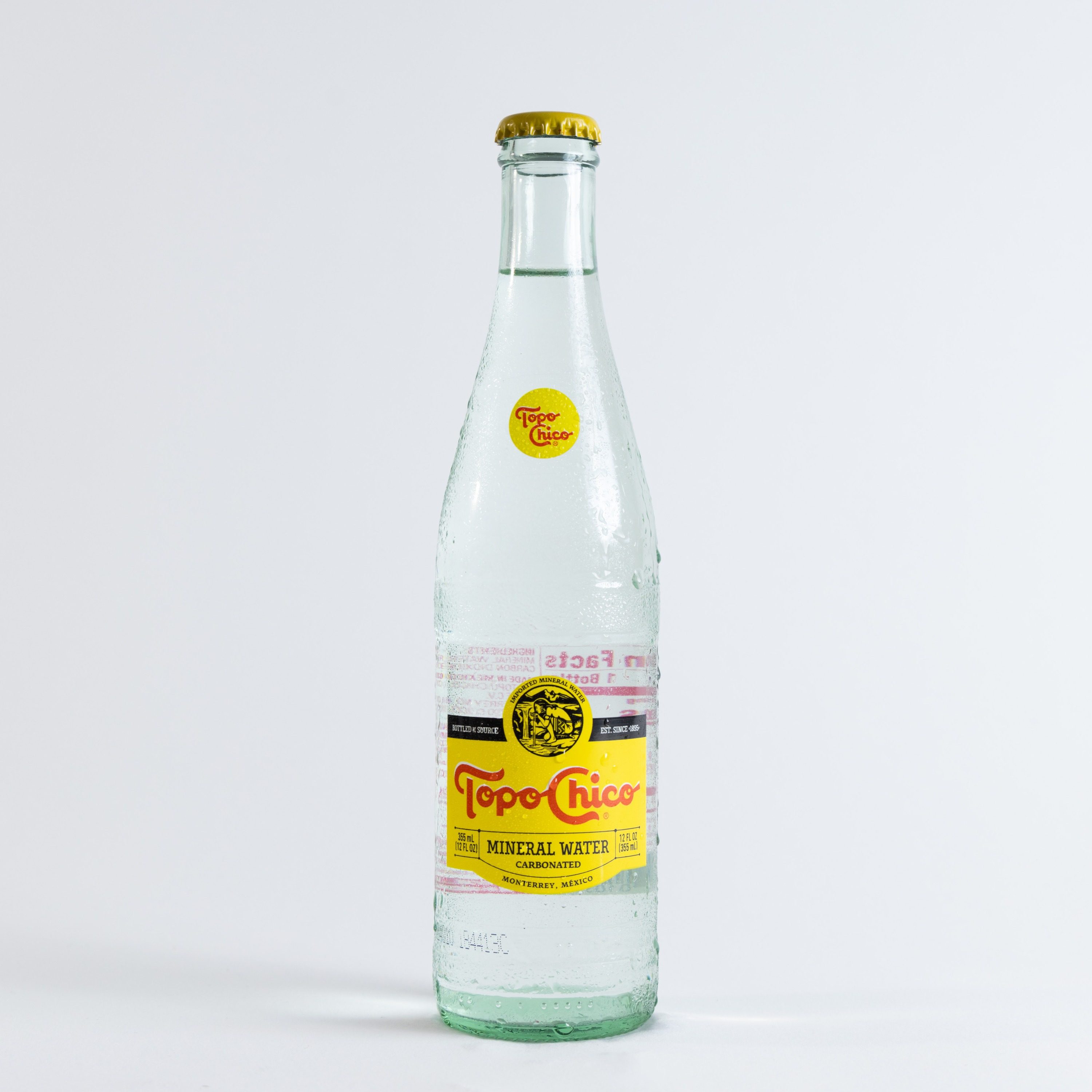 Mexican topo chico bottle.