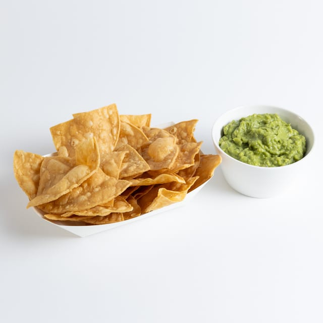 Small Guacamole and Chips.